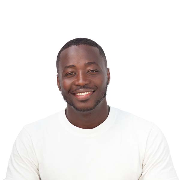 Profile image of Watuma Musa, an African man with dark skin and short black hair and close-cropped blackfacial hair.